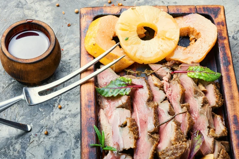 Roasted Ham With Pineapple Roasted Ham With Pineapple